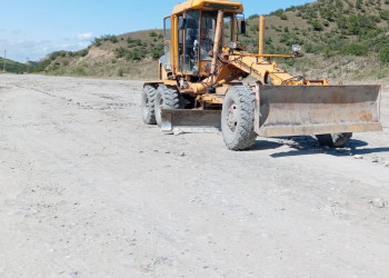 Rayonun kənddaxili yollarında cari təmir işləri aparılıb