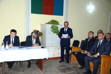 Göyçay rayonunun Qızılağac kəndində sakinlərlə növbəti səyyar qəbul keçirilib