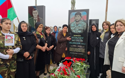 Vətən müharibəsi şəhidi Mütalib Xudiyevin beşinci ildönümü qeyd edilib