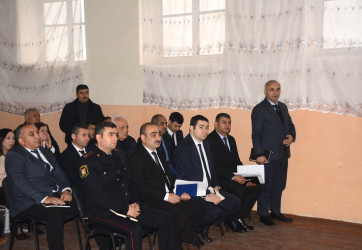 Rayon İcra Hakimiyyətinin başçısı Orxan Mürsəlov Çərəcə kənd sakinləri ilə səyyar qəbul keçirib