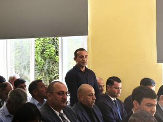 Göyçay Rayon İcra Hakimiyyətinin başçısı Orxan Mürsəlov Cəyirli kənd sakinləri ilə səyyar qəbul keçirib