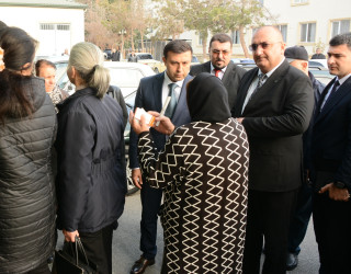 Rayon İcra Hakimiyyətinin başçısı Orxan Mürsəlov “Göyçay rayon Mərkəzi Xəstəxanası” publik hüquqi şəxsində  və Göyçay Təcili Təxirəsalınmaz Tibbi Yardım Stansiyasında olub