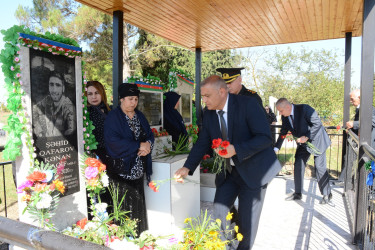 Vətən müharibəsi şəhidi Qafarov Kənan Siyaqif oğlunun dördüncü ildönümü qeyd edilib