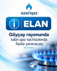 Təbii qaz təchizatında fasilə