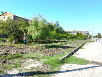 Göyçay şəhərində Heydər Əliyev prospektinin qərb hissəsinin abadlaşdırılması işlərinə başlanılıb