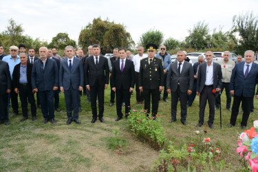 Vətən müharibəsində şəhid olanların üçüncü ildönümü məzarları önündə qeyd olundu