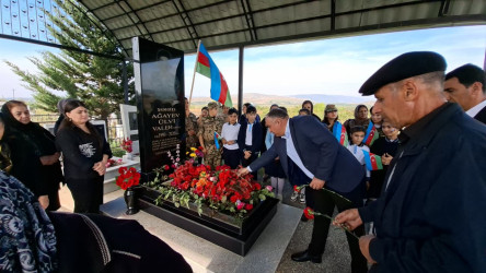 Vətən müharibəsi şəhidi Ülvi Ağayevin beşinci ildönümü qeyd edilib