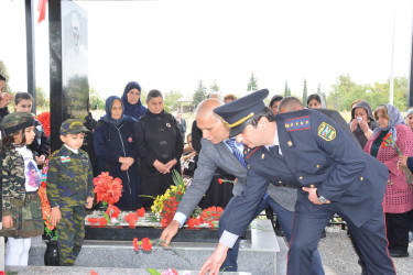 Göyçay rayonunda 44 günlük Vətən müharibəsində şəhid olanların dördüncü ildönümü qeyd edilib