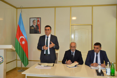 Göyçay rayonunda bitki mənşəli məhsulların ilkin istehsalçıları ilə qida təhlükəsizliyi qeydiyyatı mövzusunda görüş keçirilmişdir