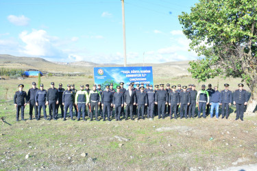 Göyçayda “Yaşıl dünya naminə həmrəylik ili” çərçivəsində ağacəkmə aksiyalarının keçirilməsi davam etdirilir