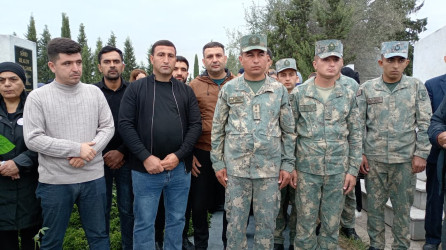 44 günlük Vətən Müharibəsinin Göyçaydan olan ilk şəhidi Zamiq Əhmədovun 5-ci ildönümü qeyd edilib