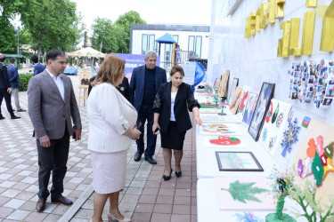 Heydər Əliyev parkında “Sən əbədi həyatsan!” adlı sərgi nümayiş edildi