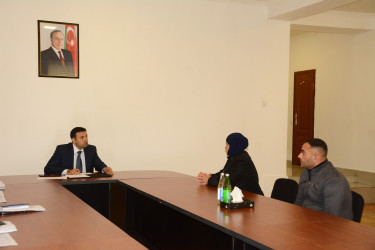 Rayon İcra Hakimiyyətinin başçısı Orxan Mürsəlov növbəti vətəndaş qəbulu keçirib