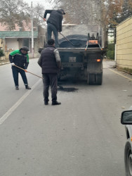 Göyçay şəhərinin ərazisində abadlaşdırma və təmizlik işləri aparılır