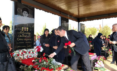 Vətən müharibəsi şəhidi Qaçayev İntizam Əkbər oğlunun dördüncü ildönümü qeyd edilib