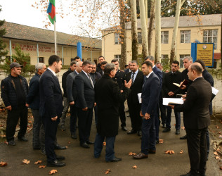 Rayon İcra Hakimiyyətinin başçısı Orxan Mürsəlov Çərəcə kənd sakinləri ilə səyyar qəbul keçirib