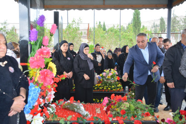 Vətən müharibəsi şəhidi Ayaz Əhmədovun beşinci ildönümü qeyd edilib
