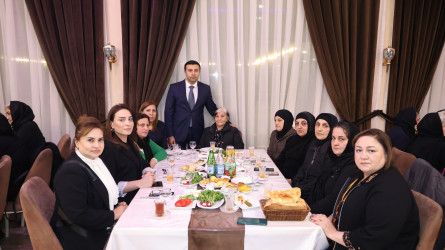 Rayon İcra Hakimiyyətinin başçısı şəhid ailələri ilə birlikdə iftar süfrəsində iştirak edib