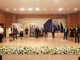 Göyçayda “Heydər Əliyev İli” çərçivəsində “Nurlu ömrün anları” adlı teatr tamaşası nümayiş olunub