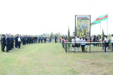 Vətən müharibəsi şəhidi Hüseynov Xəyyam Hüseyn oğlunun dördüncü ildönümü qeyd edilib