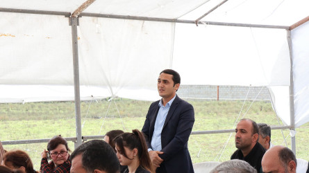 Göyçay Rayon İcra Hakimiyyətinin başçısı Orxan Mürsəlov Mollahacılı kəndində səyyar qəbul keçirib