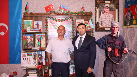 Göyçay Rayon İcra Hakimiyyətinin başçısı Orxan Mürsəlov Vətən müharibəsi şəhidi, 3-cü dərəcəli “Vətənə xidmətə görə” ordenli Fərid Nadirovun ailəsini ziyarət edib